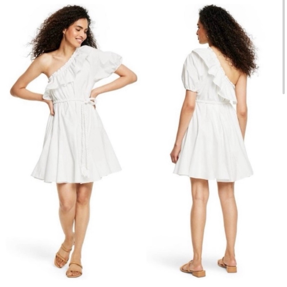 Rhode x Target White One-Shoulder Dress